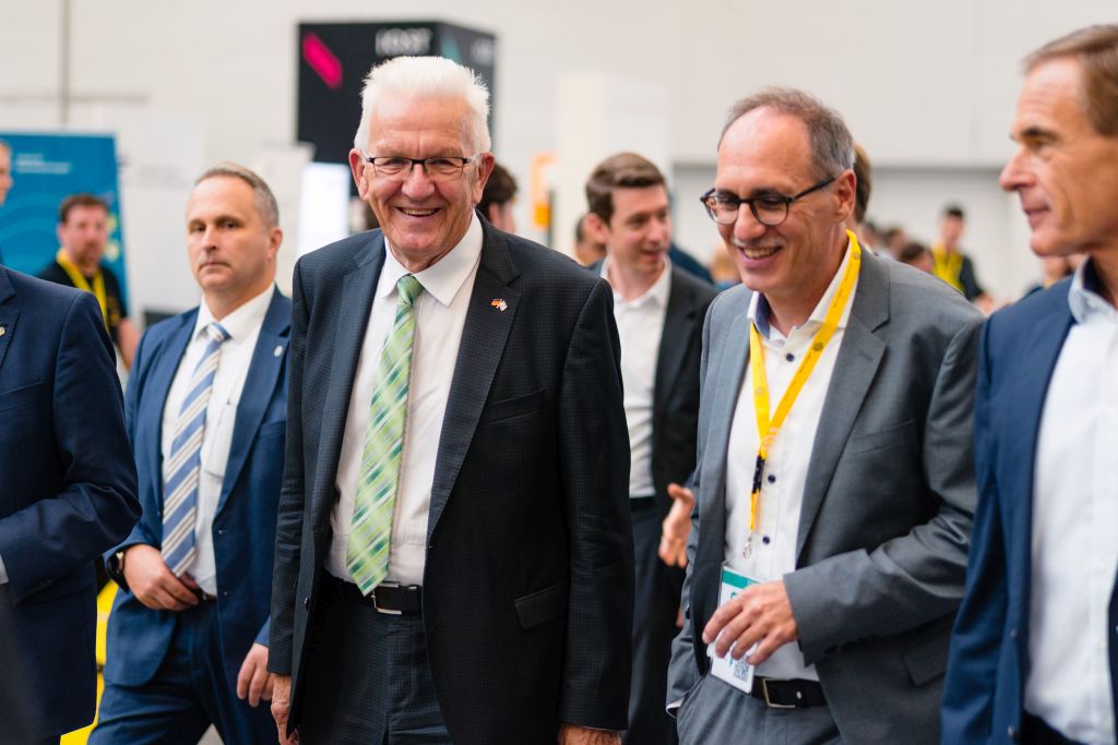 Winfried Kretschmann and Joachim Ankerhold at Quantum Effects 2023