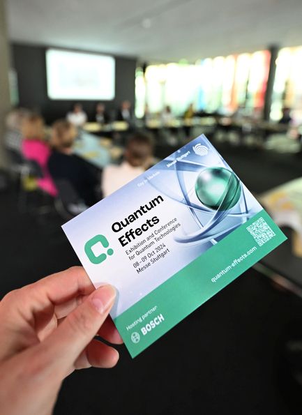 Visitenkarte für die Quantum Effects 2024