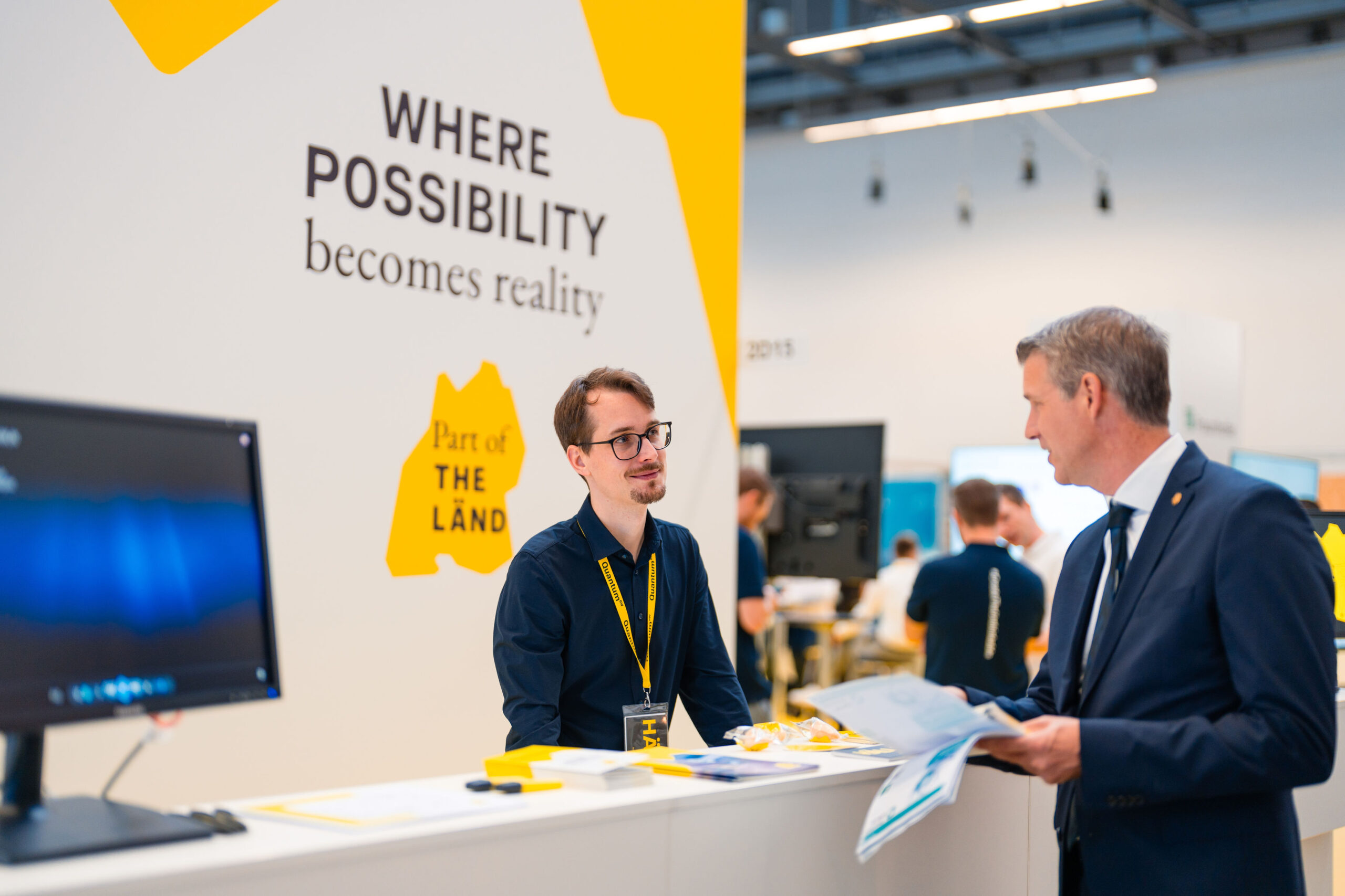 Die Landesinitiative Quantum<sup>BW</sup> präsentierte bei der Quantum Effects 2023 Quantentechnologien aus Baden-Württemberg.