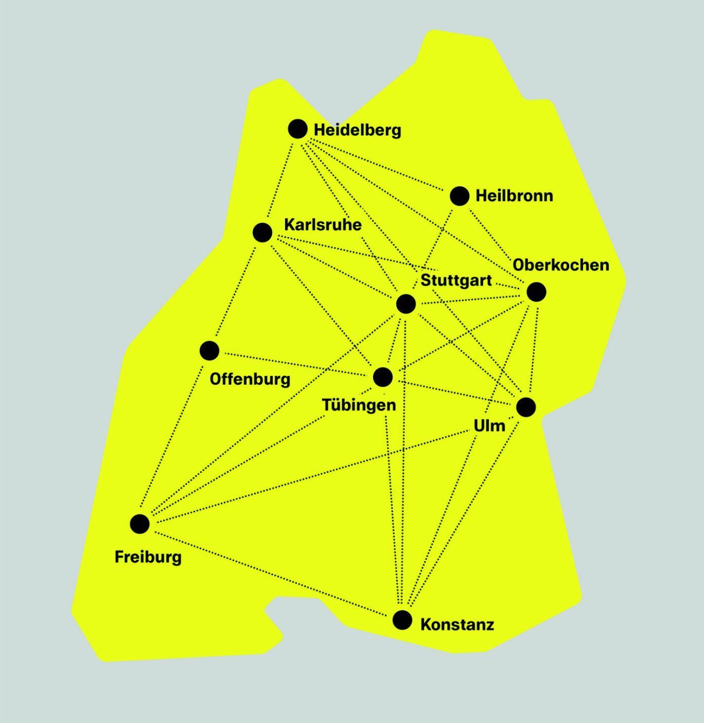 QuantumBW-Netzwerkkarte mir Standorten