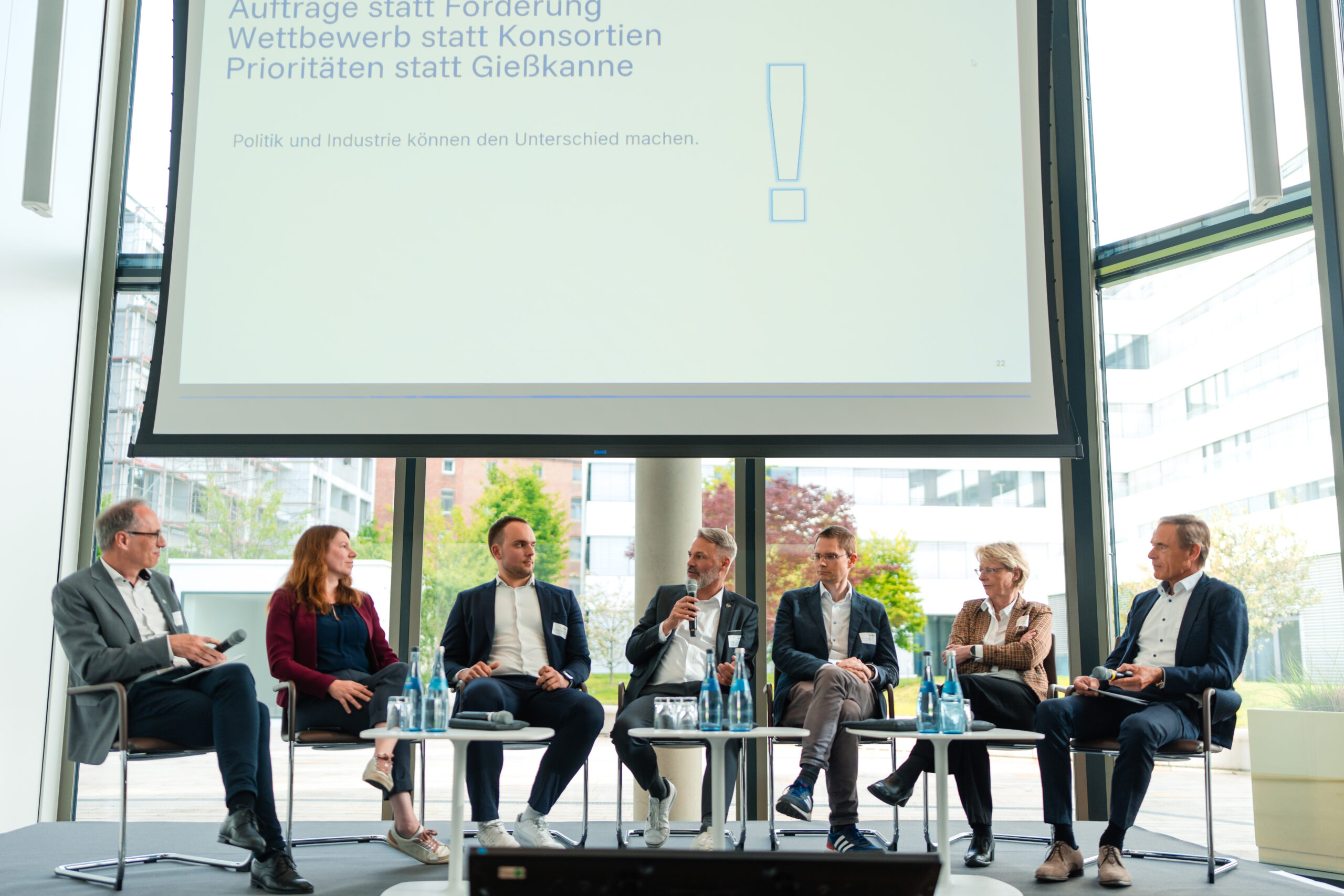 Gemeinsame Diskussion mit Vertreterinnen und Vertretern des Ökosystems
